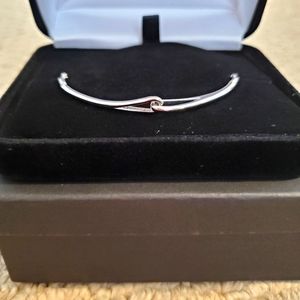 Sterling silver Love & Be Loved bolo Bracelet